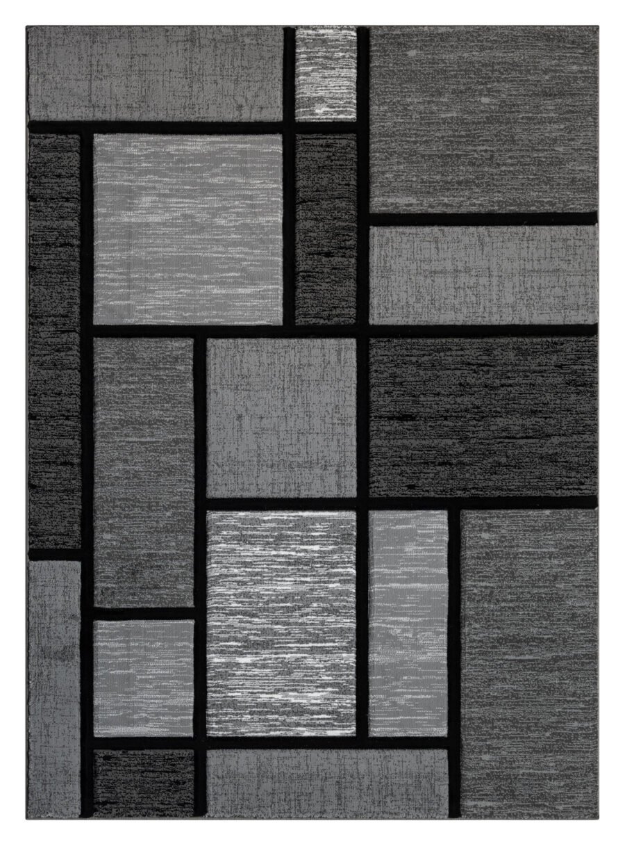 Sam's Rugs Ultra Soft Area Rug Hand Carved - Modern Abstract Design for Indoor Living Room & Bedroom - Stain Resistant, Easy to Clean - Grey 50472 - Image 4
